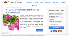 Desktop Screenshot of culturaysalud.com